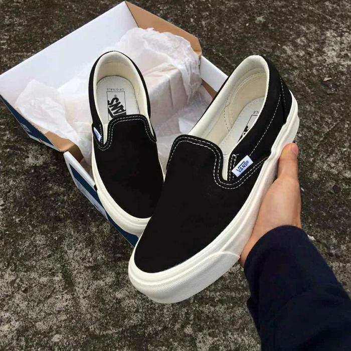 Vans Slipon OG Black White 2016 Original BNIB