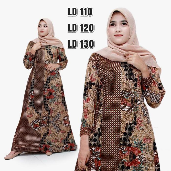 Best Seller Gamis Batik Motif Keler Sogan