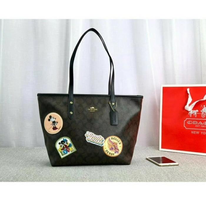 Coach X Disney City Zip Tote Bag Original
