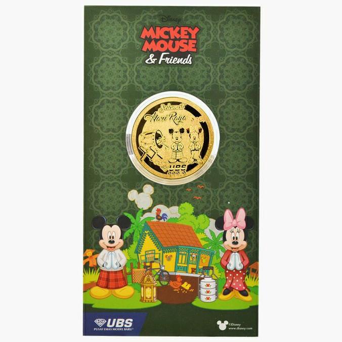 logam mulia disney edisi idul fitri 0.2g/logam mulia edisi lebaran/ubs