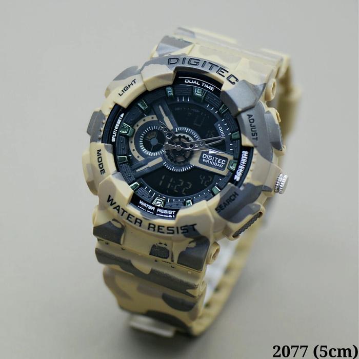 Jam tangan pria Dualtime Digitec Original DG 2077 DG2077