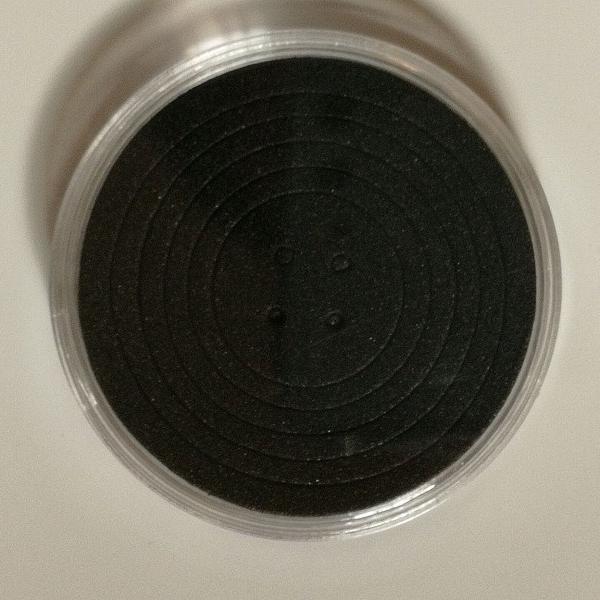 Pelindung koin Kapsul coin bulat 46 mm busa hitam bijian eceran