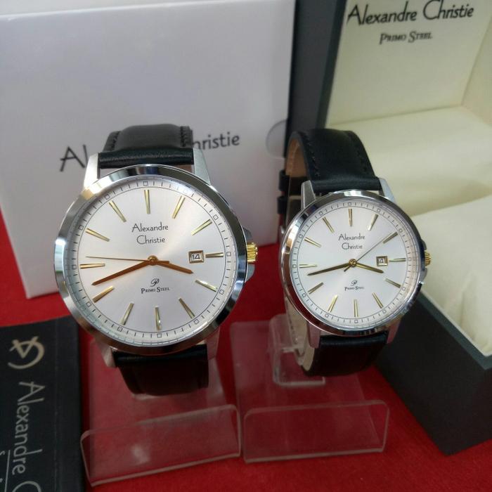 Jam Tangan Analog Couple Alexandre Christie Ac 1014 MD/LD Steel