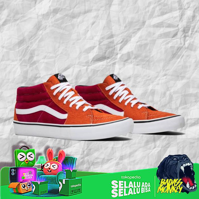 VANS X SUPREME SK8-HI MID PRO CROCODILE CORDUROY
