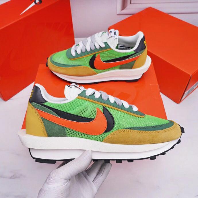 Sacai X Nike LDV Waffle " Green Multi "