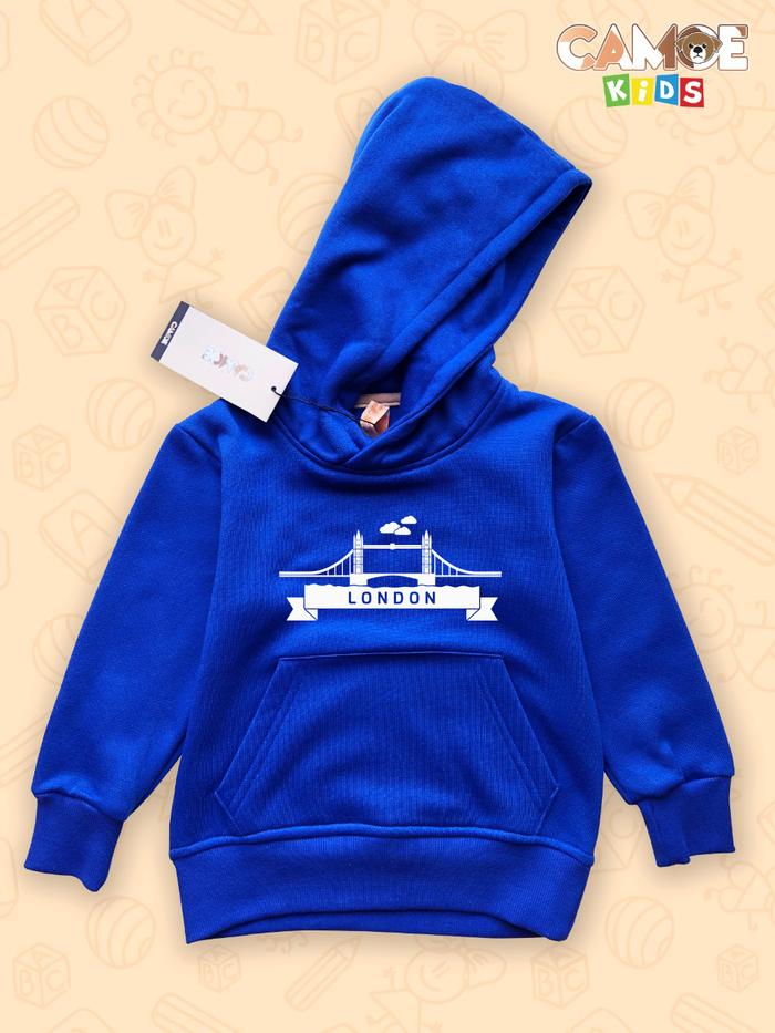 Jaket hoodie anak premium London bridge jembatan london inggris