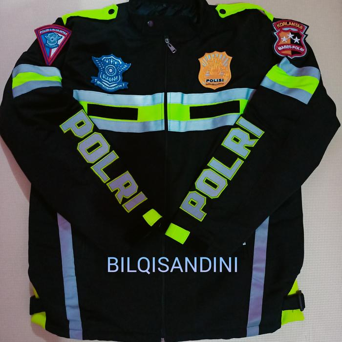 JAKET LANTAS BORDIR TANGAN POLRI