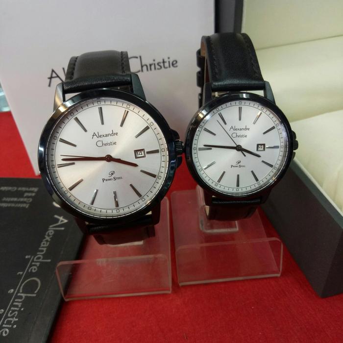 Jam Tangan Analog Couple Alexandre Christie Ac 1014 LD/MD Solid