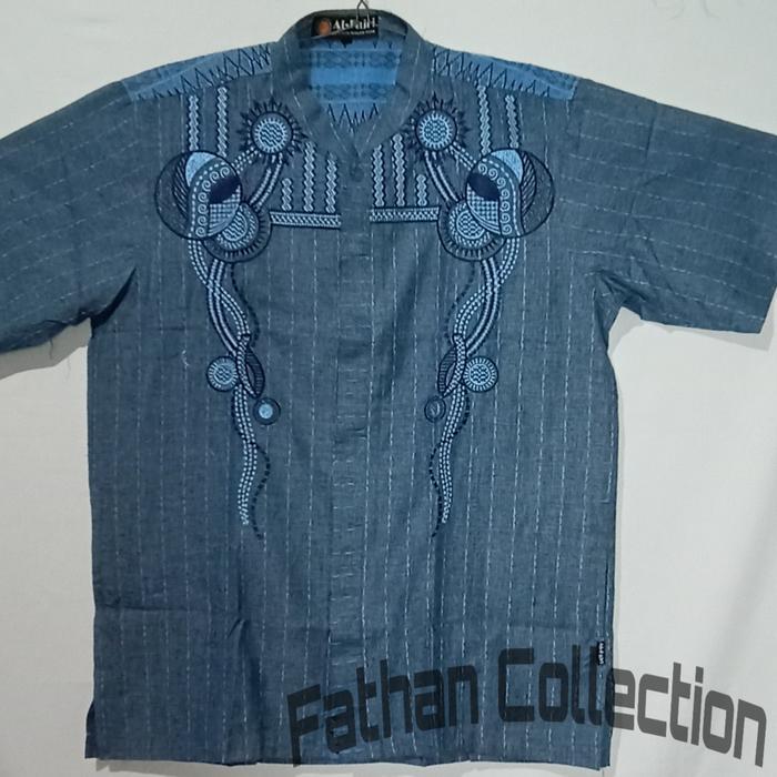 Baju Koko Al Fajri Motif Bordir 001