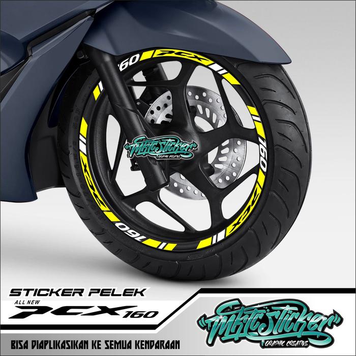 stiker velg murah untuk pcx 160 2021