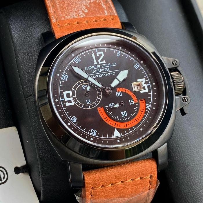 jam tangan Aries Gold Inspire Automatic NOS Ref. G905BK