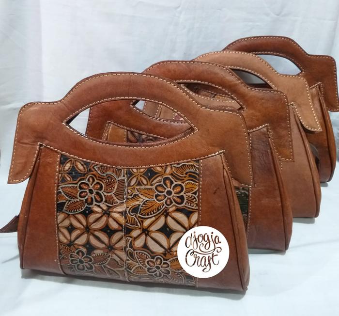 Djogja Klasik Tas Kulit Mata Lukis Batik