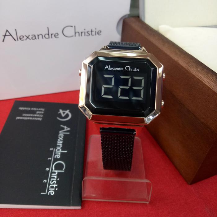 Jam Tangan DIGITAL (DIGI) Wanita Alexandre Christie Ac 9338 LH Steel