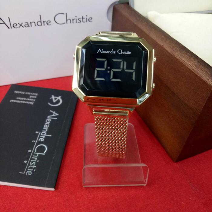 Jam Tangan DIGITAL Wanita Alexandre Christie Ac 9338 LH St Solid
