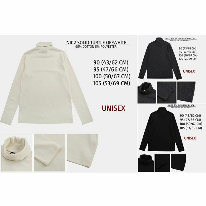 Sweatshirt NII Turtle Neck Solid NII12