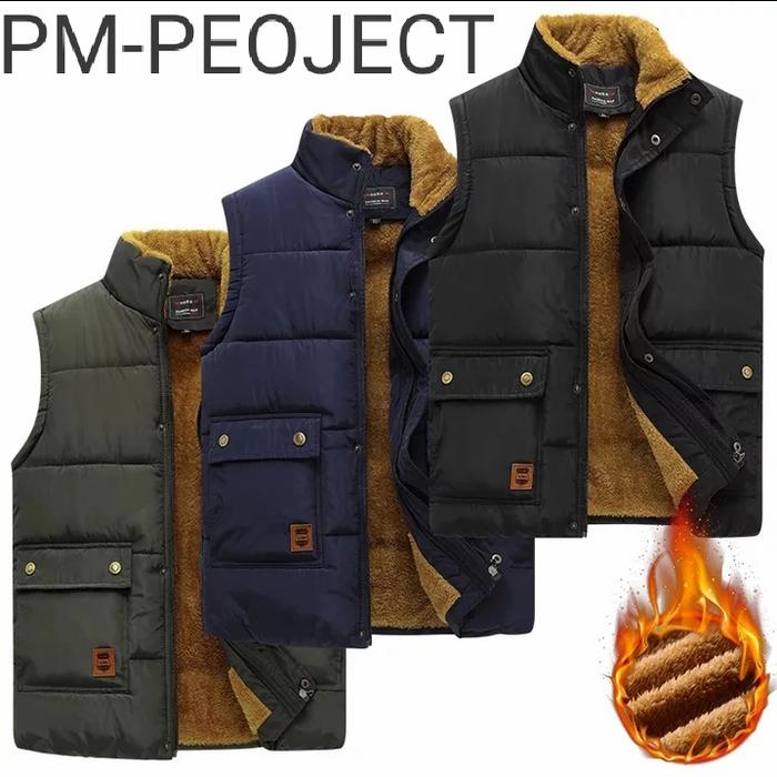 jaket rompi pria terbaru/rompi tebal bulu angsa/rompi keren/rompi jeep