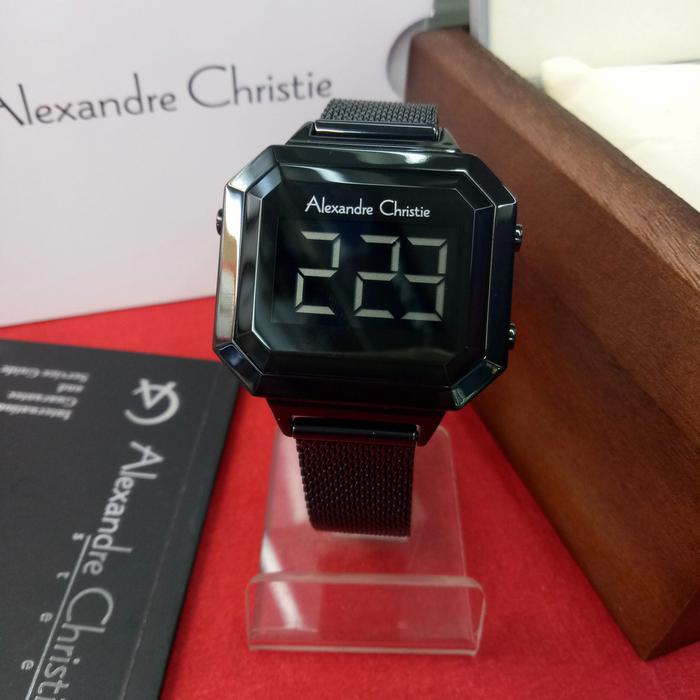 Jam Tangan DIGITAL Wanita Aleaxandre Christie Ac 9338 LH Stainless