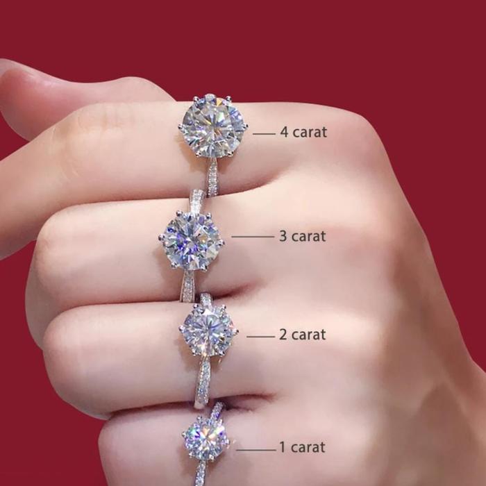 Batu Berlian Diamond Moissanite Original Sertifikat GRA