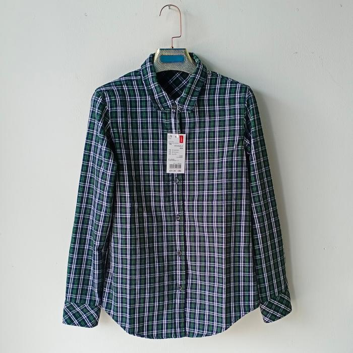 AZUL By MOUSSY/Kemeja Flanel wanita import/Atasan wanita Kemeja Thrift