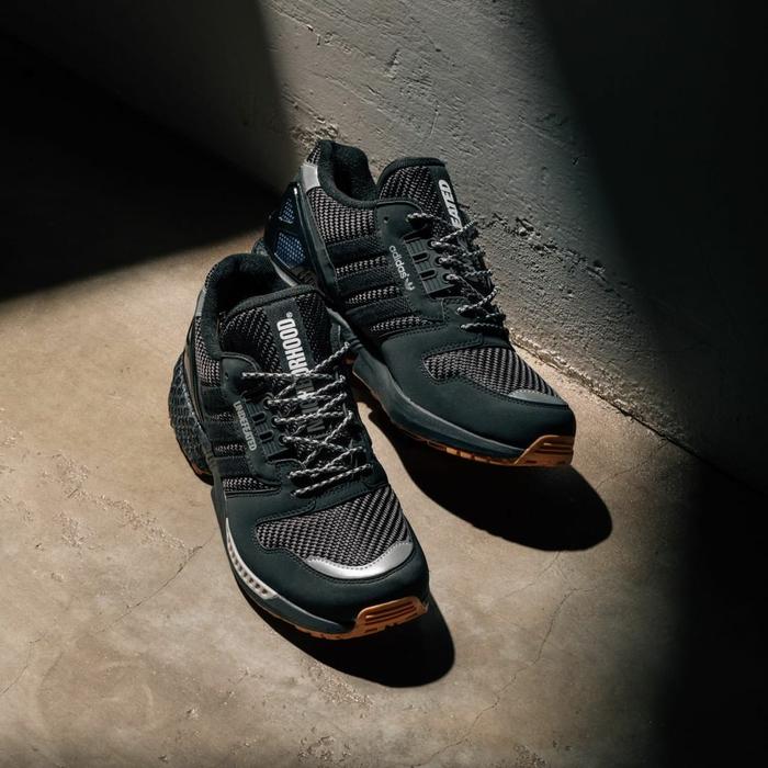 Undefeated x Neighborhood x Adidas ZX 8000 "Black" Q47206