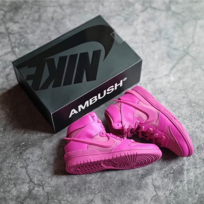 AMBUSH X Nike Dunk High Cosmic Fuchsia Pink
