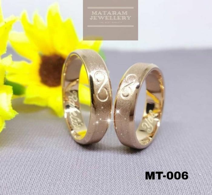 Cincin Kawin - Nikah - Tunangan - Pria - Wanita Emas di Padang MT-06