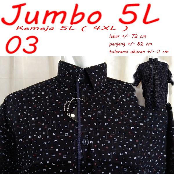 kemeja jumbo 5L (XXXXL) murah