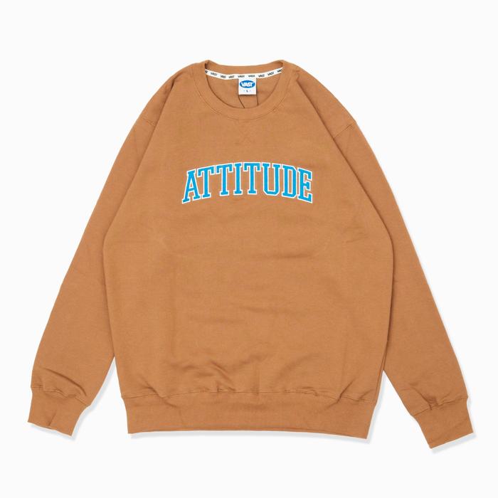 VAST CREWNECK ATTITUDE BROWN