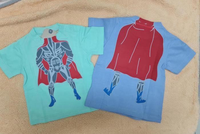 DJ Kaos Cowok Zara "Super Hero" Green / Blue SML AB32365