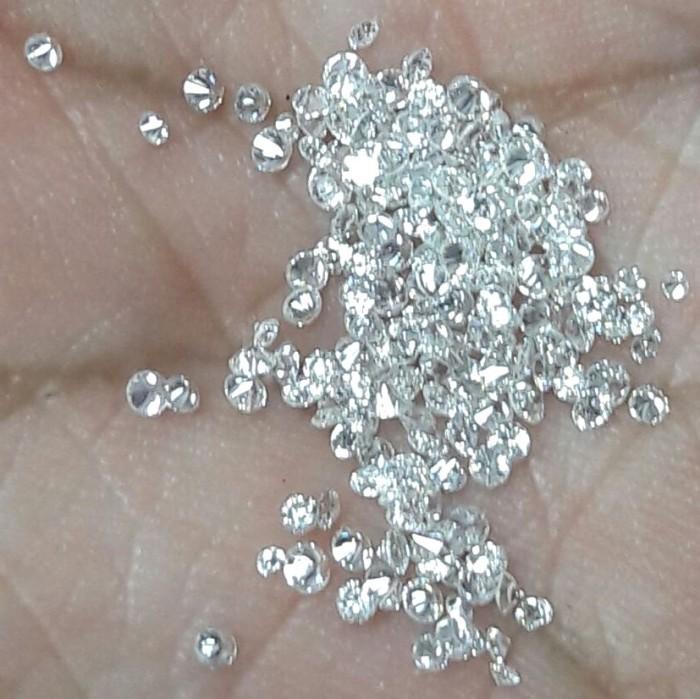 BERLIAN ASLI DI JAMIN Natural Diamond Putih Eropa Original Garansi 2mm Gugur 20 25 Tabur Murah