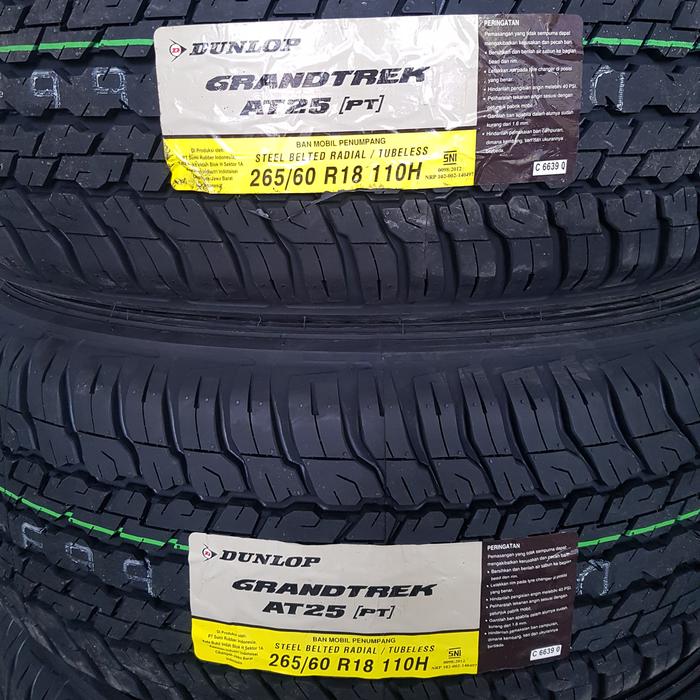 Ban 265 60 r18 dunlop at25 oem toyota fortuner mitsubishi pajero 18