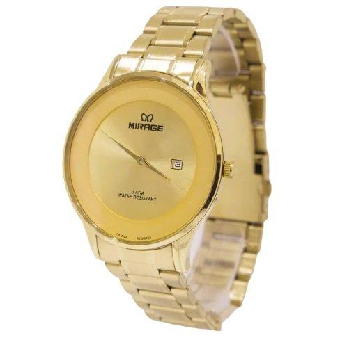 Jam Tangan Pria Mirage 8670 Kuning Original