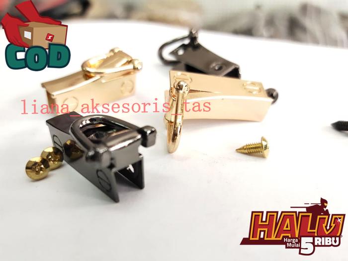 AKSESORIS TAS WANITA KUPINGAN GAGANG BAUT TAS IMPORT (JUAL PER 12 PCS)
