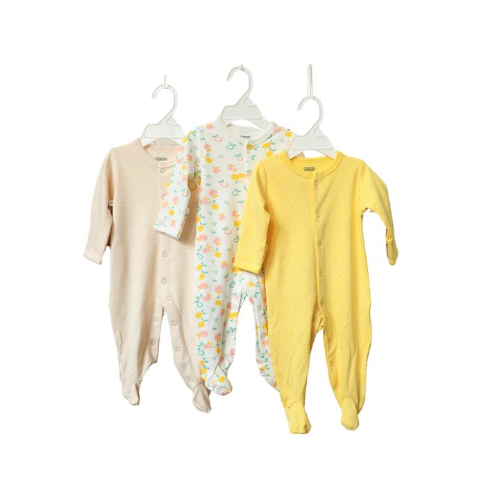 Mamas Papas Set isi 3pcs Sleepsuit - W. Lemon Yellow