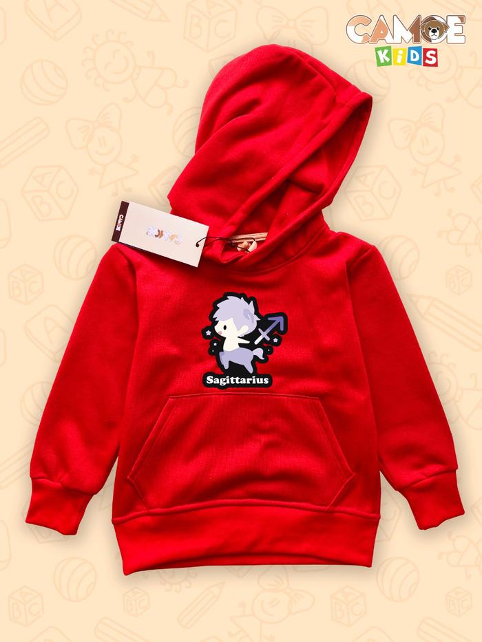 Jaket hoodie anak Kids premium zodiak bintang sagitarius sagittarius