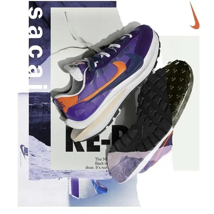 Nike Vaporwaffle X Sacai Dark Iris