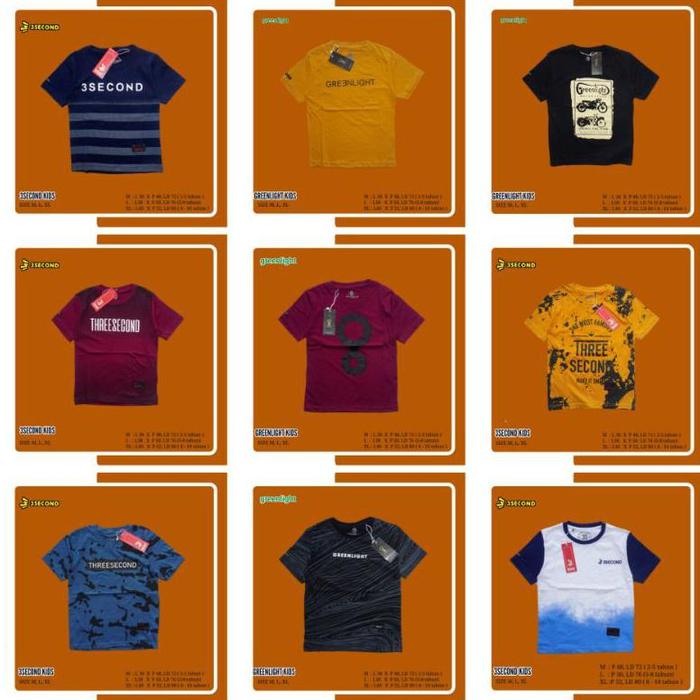 Kaos Anak Baju Distro 3Second Three Second Kids