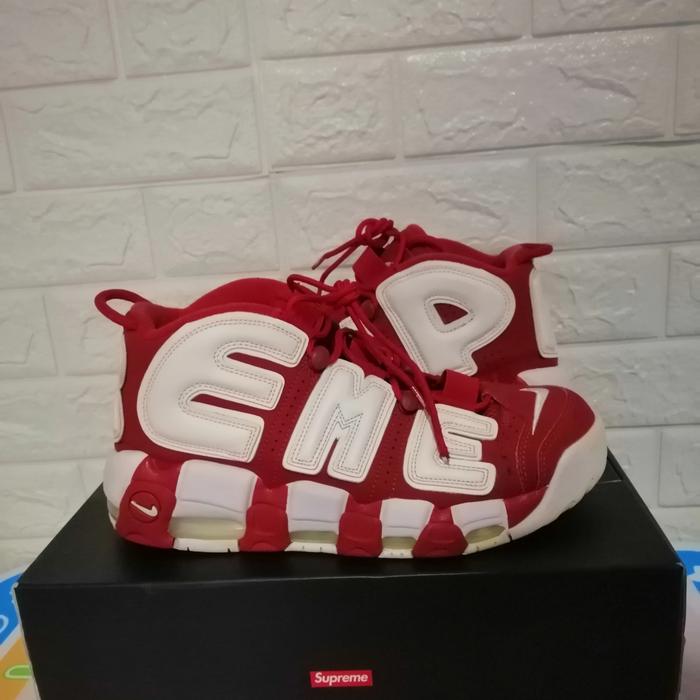 Sepatu Nike Supreme x Uptempo size 9
