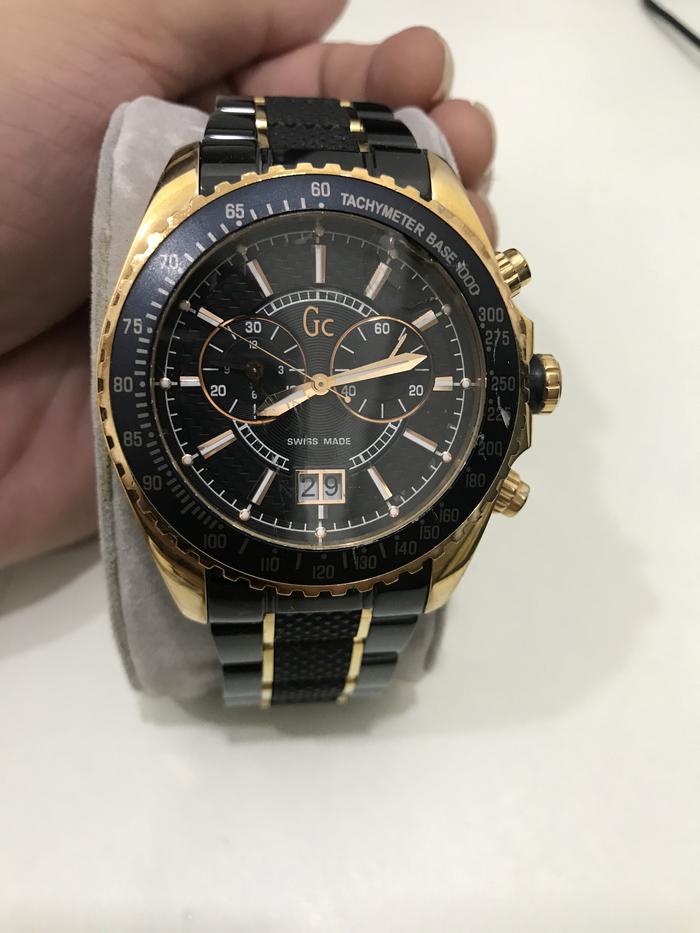 Preloved Gc Guess Men Watch Gc 55000g MULUS