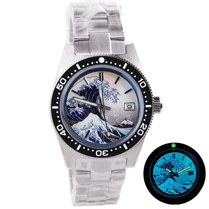 HEIMDALLR SHARKEY 62MAS INSPIRED KANAGAWA DIAL (OYSTER BRACELET)