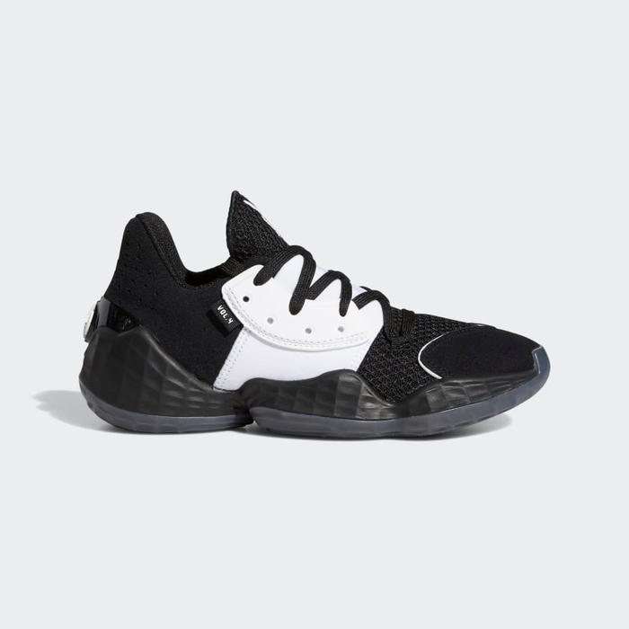Adidas Harden Vol.4 Kids Shoes Core Black Original