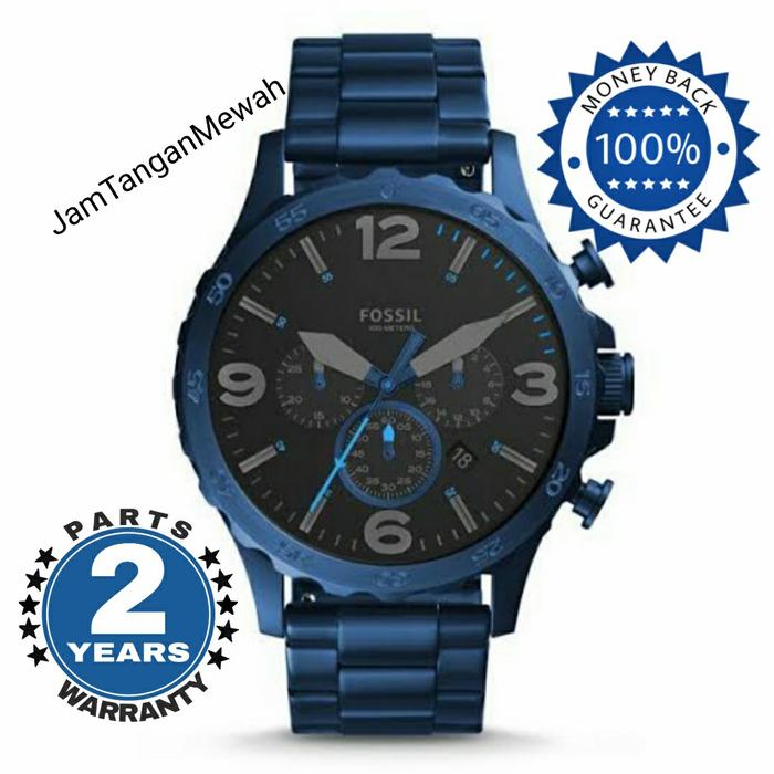 Jam Tangan Fossil Pria Original Garansi Resmi JR1530 Nate 50mm