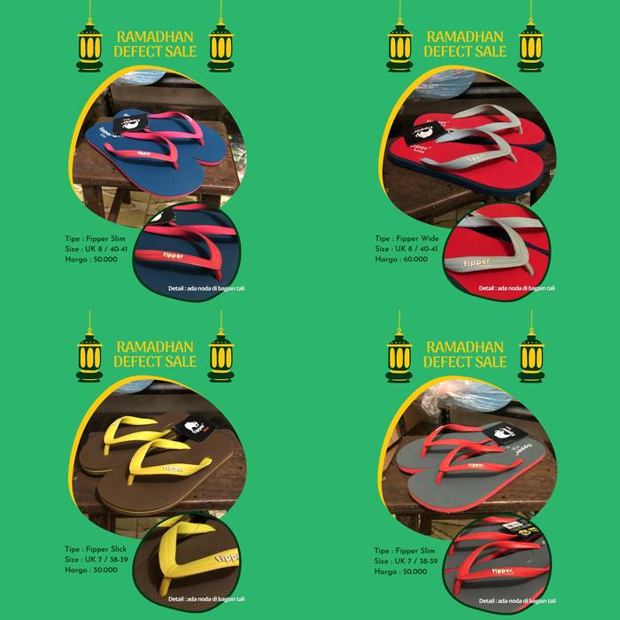 Fipper Slim / Fipper Slick / Fipper Wide DIJUAL RUGI