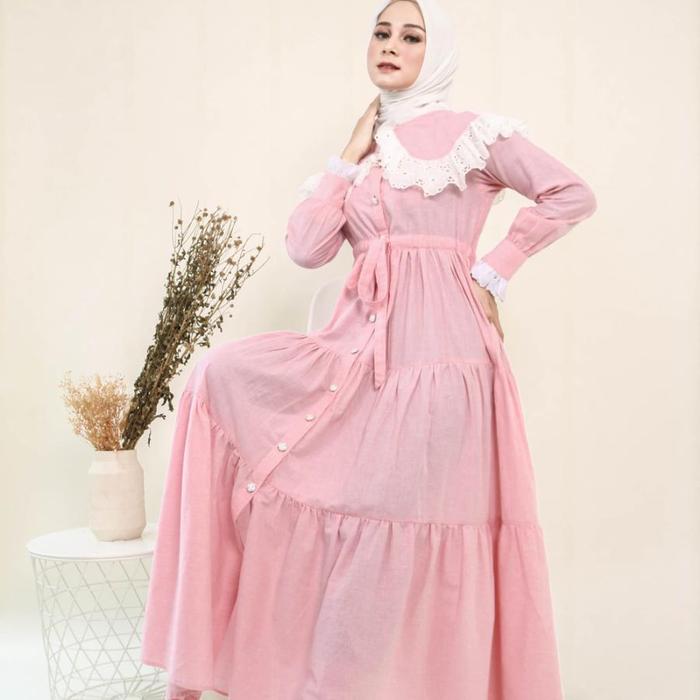 Dhapne Dress Pink By House Of Dinarnia