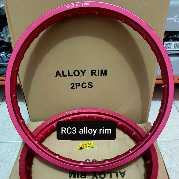 RC3 Alloy rim 1.85/16 - 160/19 Red Doff