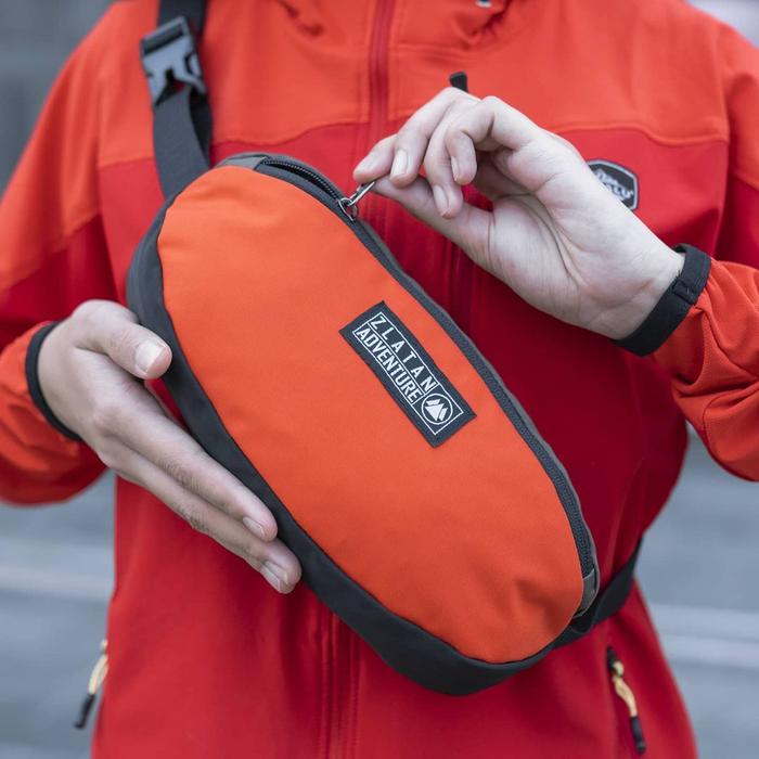 Tas Pinggang Pria Wanita / Waist Bag Zlatan Roku Original Terlaris