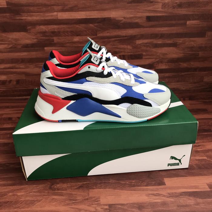 Puma RS-X³ “Puzzle” white dazzling blue ORIGINAL BNIB RESMI