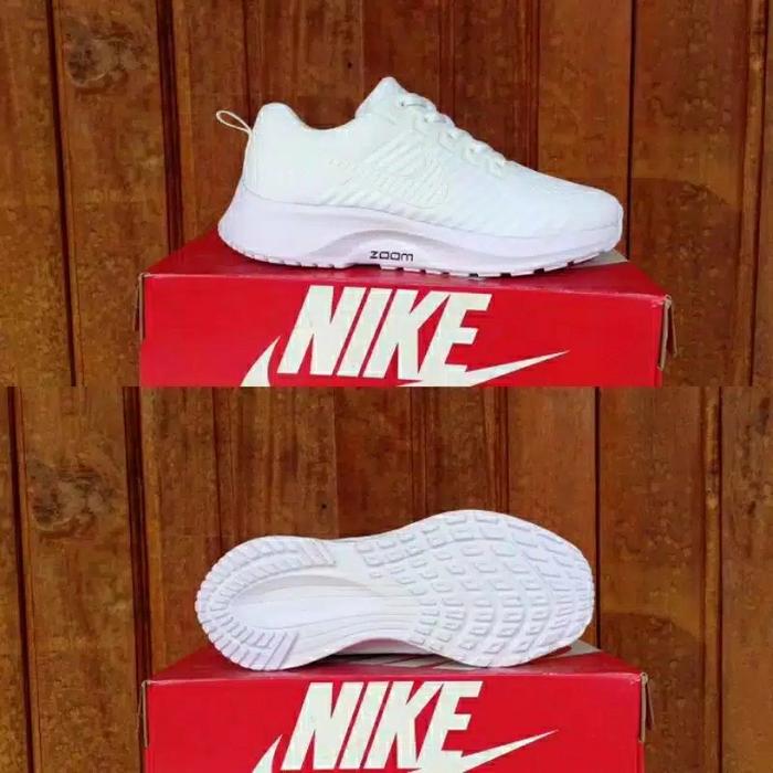 S841- Sepatu Nike Air / Sepatu Putih Polos