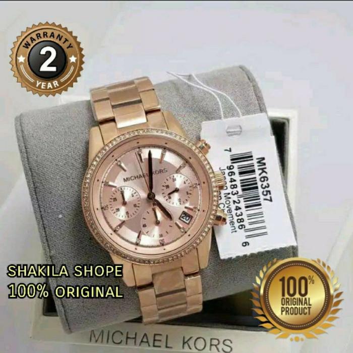 [ Original 100% ] Jam Tangan Wanita Mk6357 Fullset Ori