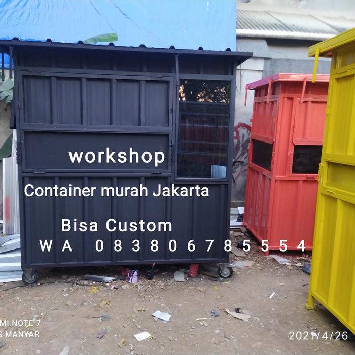 Booth Container Pakai RODA P2 L1 T2